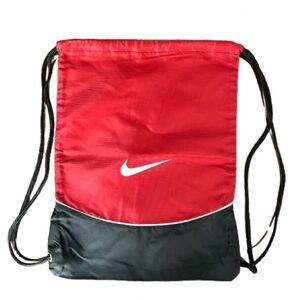Nike Red and Black Sports Backpack